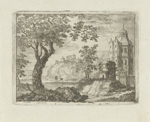 Turm in einer Landschaft