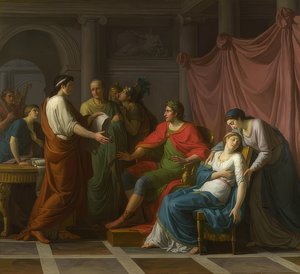 Vergil liest Augustus und Octavia aus der Aeneis vor von Jean Joseph Taillasson