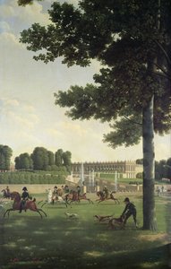Der offene Raum vor dem Grand Trianon, 1810