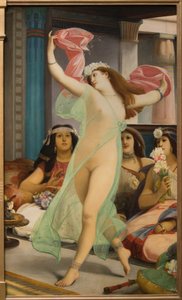 Orientalische Tänzerin im Harem von Jean Jules Antoine Lecomte du Nouy