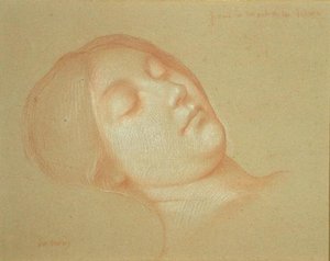 Studie für den Tod der Jungfrau von Jean Jules Antoine Lecomte du Nouy