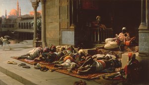 Das Tor des Harems, Souvenir von Kairo von Jean Jules Antoine Lecomte du Nouy