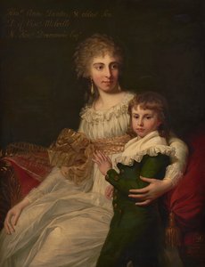 Porträt von The Hon. Mrs Henry Drummond mit ihrem Sohn Henry