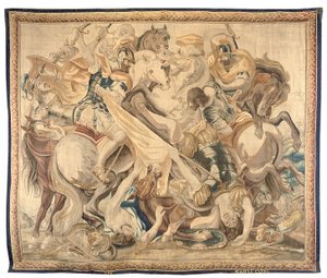 Brüsseler Wandteppich aus einem Satz von sechs, ca. 1650
