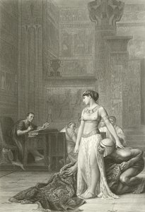 Kleopatra und Caesar von Jean Leon (after) Gerome