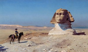Bonaparte vor der Sphinx von Jean Leon Gerome