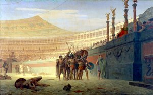 Heil Caesar! Wir, die wir sterben werden, grüßen dich, 19. Jahrhundert von Jean Leon Gerome