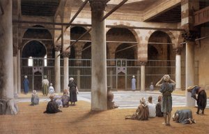 Interieur einer Moschee im Jahr 1870 von Jean Leon Gerome von Jean Leon Gerome