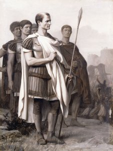 Julius Caesar und sein Stab von Jean Leon Gerome