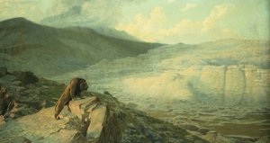 Löwe auf der Wache von Jean Leon Gerome