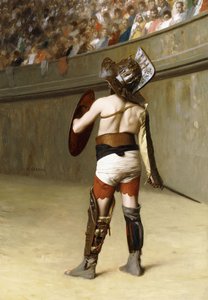 Mirmillon - Ein gallischer Gladiator von Jean Leon Gerome