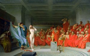 Phryne vor dem Areopag