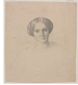 Porträtkopf einer Frau, 1800er von Jean Leon Gerome