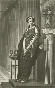Rachel als Muse der griechischen Tragödie von Jean Leon Gerome