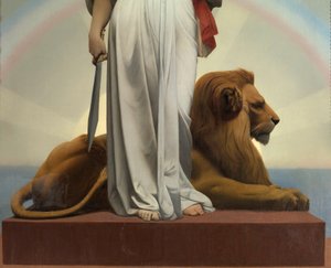 Die Republik von Gerome Jean Leon (Allegorie - 1848) von Jean Leon Gerome