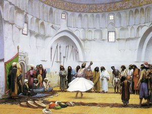 Wirbelnde Derwische, ca. 1895 von Jean Leon Gerome