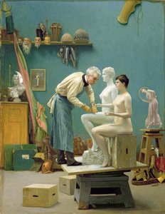 Arbeiten in Marmor, oder der Künstler, der Tanagra skulptiert