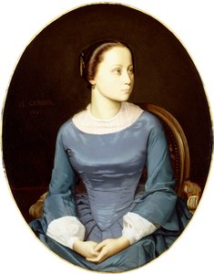 Junge Frau in Blau, 1852