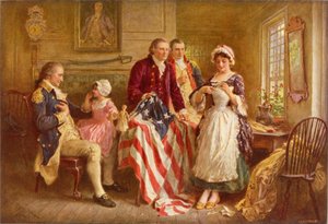 Betsy Ross 1777 von Jean Leon Gerome Ferris