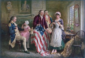 Betsy Ross 1777 von Jean Leon Gerome Ferris
