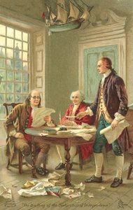 Entwurf der Unabhängigkeitserklärung der Vereinigten Staaten, Philadelphia, Pennsylvania