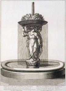 Entwurf für einen Brunnen, 1673 von Jean Lepautre