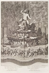 Brunnen mit Amor von Gaspar Marcy in Versailles, 1676