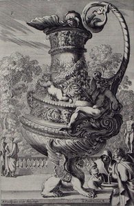 Gartenskulptur, veröffentlicht um 1670