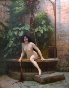 Die Wahrheit kommt aus dem Brunnen von Jean Leon Gerome