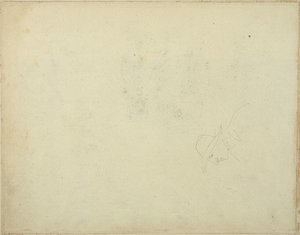 Karikatur eines Mannes mit breitkrempigem Hut von Jean Louis André Théodore Géricault