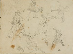 Studien von Schmieden und Pferden von Jean Louis André Théodore Géricault