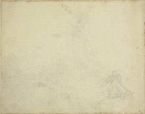 Studie einer knienden Figur von Jean Louis André Théodore Géricault