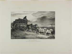 Der Kohlenwagen, Platte 7 aus Verschiedene Motive aus dem Leben und auf Stein (Die Englische Suite)