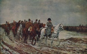 Napoleon während der französischen Kampagne von 1814, 1864, ca. 1915 von Jean Louis Ernest Meissonier
