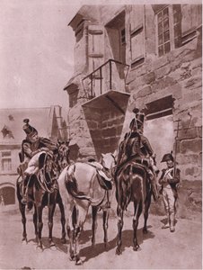 Befehle erhalten, Illustration aus Cassells Romance of Famous Lives, ca. 1940 von Jean Louis Ernest Meissonier