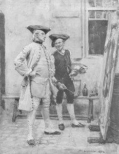 Der Schildermaler von Jean Louis Ernest Meissonier