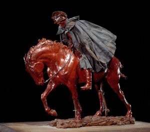 Reisender im Wind, auch genannt Napoleon Bonaparte (1769-1821) während des Russlandfeldzugs oder Offizier im Sturm
