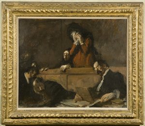 Eine Gerichtsszene (1909) von Jean Louis Forain