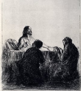 Das Brechen des Brotes, 1925 von Jean Louis Forain