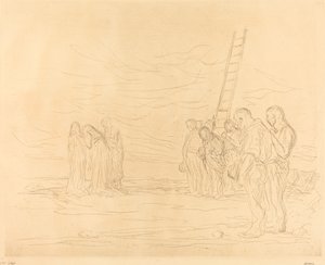 Kalvarienberg (erste Platte) von Jean Louis Forain