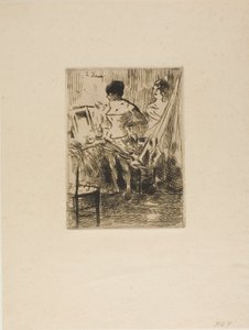 Tänzerinnen in ihrer Umkleidekabine von Jean Louis Forain