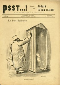 Illustration von Jean-Louis Forain (1852-1931) in Psst...!