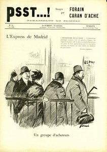 Illustration von Jean-Louis Forain (1852-1931) in Psst...! von Jean Louis Forain