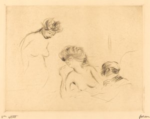 In einem privaten Raum (dritte Platte) von Jean Louis Forain