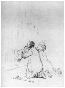 Die Flehende an der Grotte, um 1870-1930 1924 von Jean Louis Forain