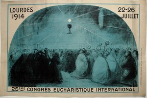 Lourdes, 1914, 25. Internationaler Eucharistischer Kongress von Jean Louis Forain