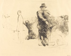 Lourdes, Transport des Gelähmten von Jean Louis Forain