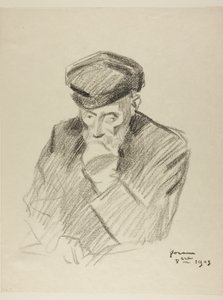 Porträt von Renoir, vierte Platte von Jean Louis Forain