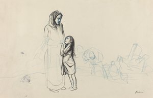Flüchtlinge, um 1914-1919