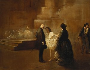 Die Tanzstunde; Le Lecon de Danse von Jean Louis Forain